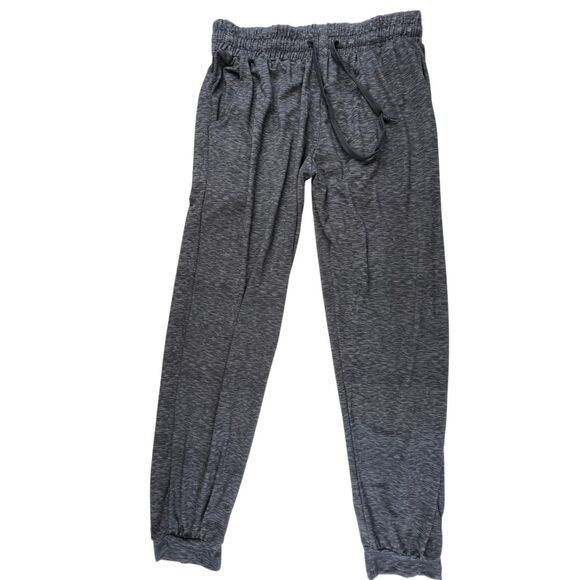 Real Essentials Pants - Real Essentials Joggers Medium Heather Gray Soft Knit Athleisure Lounge Pants